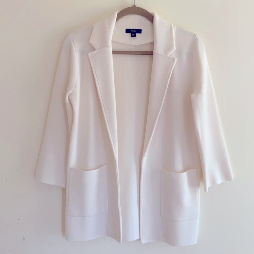 J Crew Sophie open front sweater blazer XXS